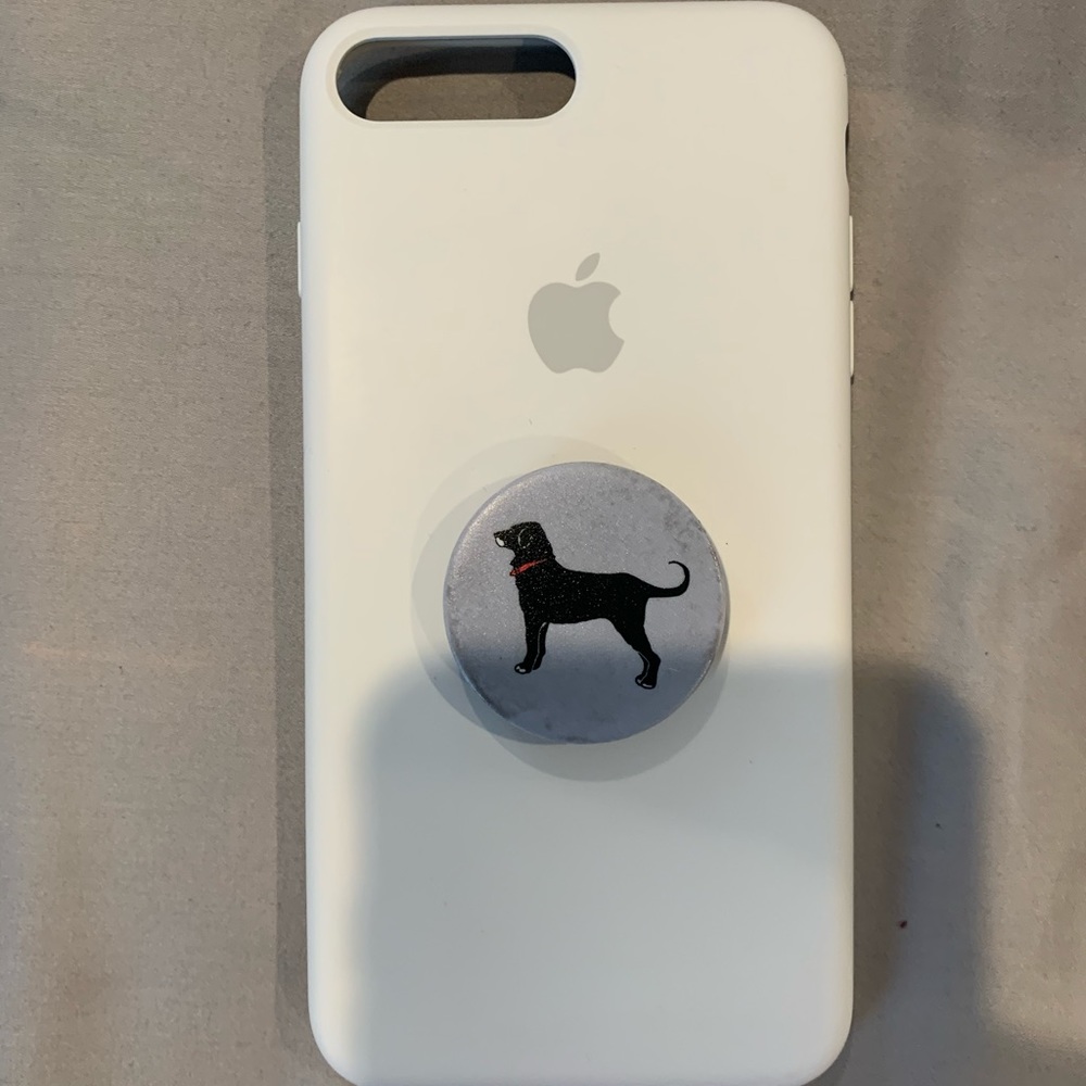 Iphone 7/8+ White Silicone Apple Case